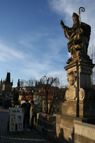 Statue of Statue of St. Adalbert (Chafles bridge)