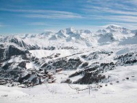����������� ���� -  �� ����� (La Plagne), �������. ������� � ���� �� �����.